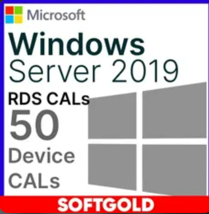 Изображение: Купить ключ КЛЮЧ WINDOWS SERVER 2019 RDS DEVICE CAL (50 устр-в.). 